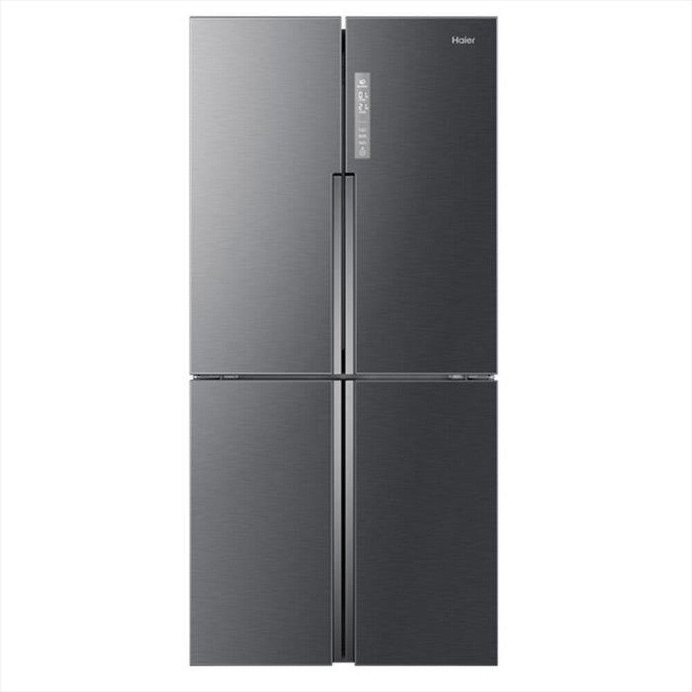 Frigorifero Side by Side Haier HTF-458DG6 - 468L, Classe F, Total No Frost, Alluminio, Design Elegante