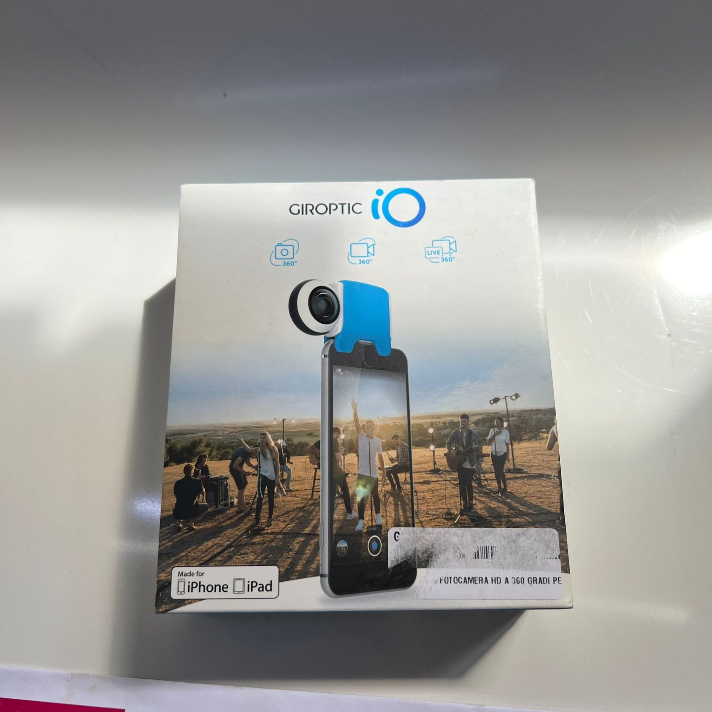 GIROPTIC IO - FOTOCAMERA HD 360° PER IPHONE E IPAD