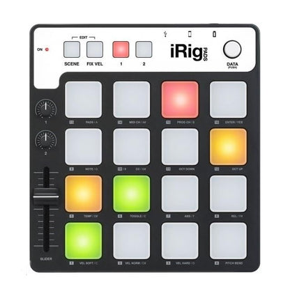 IK MULTIMEDIA IRIG PADS MIDI GROOVE CONTROLLER, NERO