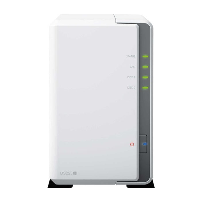 SYNOLOGY DS223J NAS DESKTOP A 2 ALLOGGIAMENTI, BIANCO