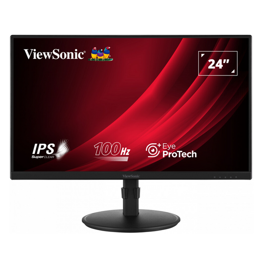 Monitor ViewSonic VG2408A-MHD - 24", Full HD 1080p, HDMI, DisplayPort, Ergonomico